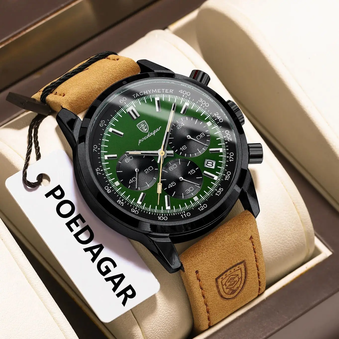 POEDAGAR Топ оригинальные деловые часы для мужчин водостойкие светящиеся хронограф с датой мужские часы кожаные модные мужские кварцевые часы
POEDAGAR Топ оригинальные деловые часы для мужчин водостойкие светящиеся хронограф с датой мужские часы кожаные модные мужские кварцевые часы