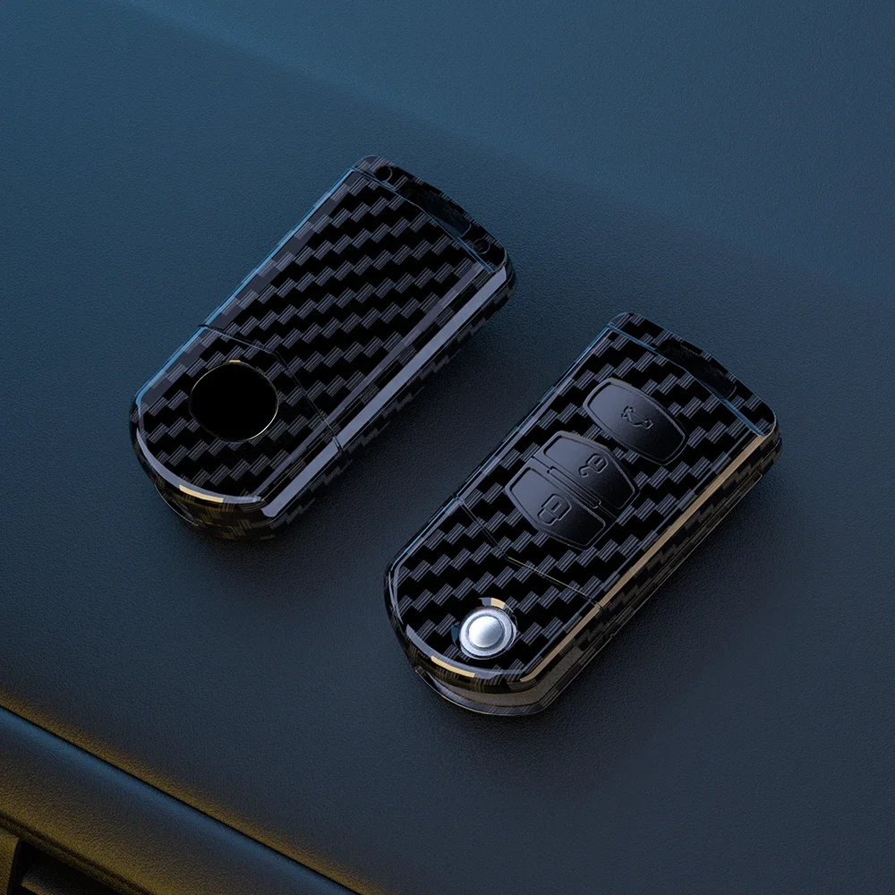 ABS Carbon Fiber Car Flip Key Case Cover For Mazda 2 3 5 6 8 CX7 CX-7 CX5 CX-5 CX9 CX-9 MX5 MX-5 M6 RX8 RX-8 2 3 4 Buttons Shell
ABS Carbon Fiber Car Flip Key Case Cover For Mazda 2 3 5 6 8 CX7 CX-7 CX5 CX-5 CX9 CX-9 MX5 MX-5 M6 RX8 RX-8 2 3 4 Buttons Shell