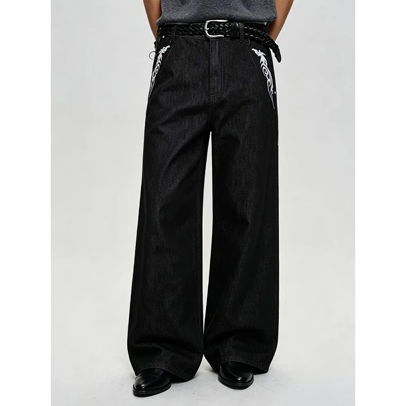 KEQI Men's Black Gothic Emo Cargo Jeans Harajuku Baggy Jeans Pants Vintage Hiphop Grunge Harajuku Y2K Wide Leg Denim Trousers
KEQI Men's Black Gothic Emo Cargo Jeans Harajuku Baggy Jeans Pants Vintage Hiphop Grunge Harajuku Y2K Wide Leg Denim Trousers