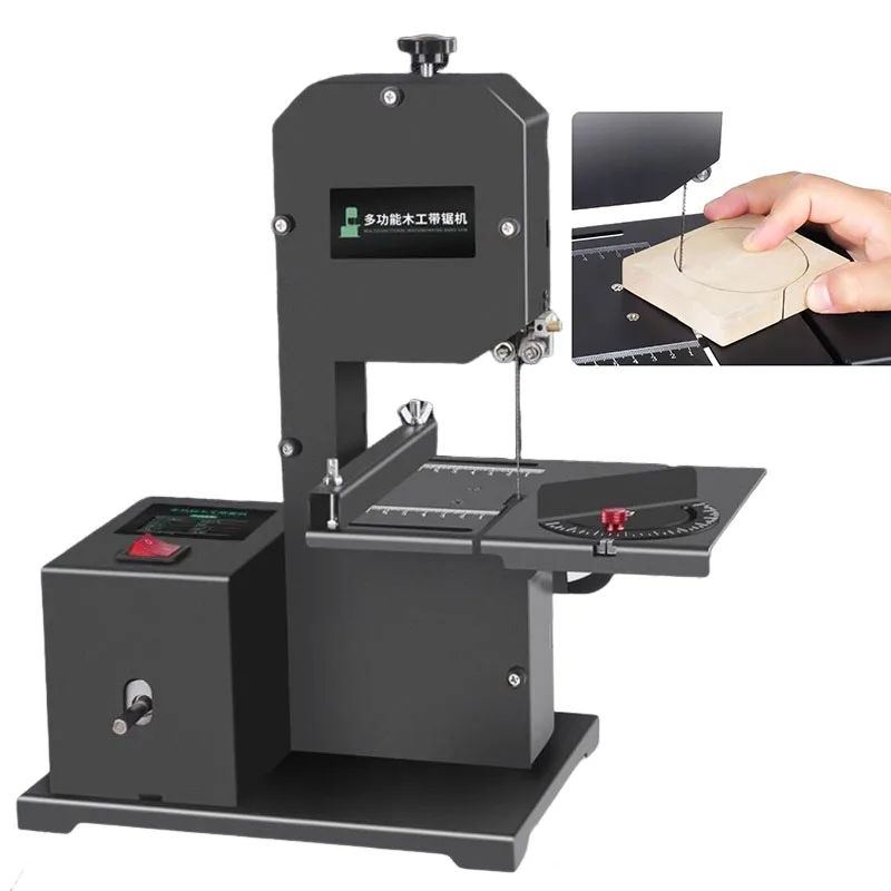 Бытовая деревообрабатывающая ленточная пила, настольная ленточная пила, многофункциональная электрическая пила для резки древесины
Бытовая деревообрабатывающая ленточная пила, настольная ленточная пила, многофункциональная электрическая пила для резки древесины