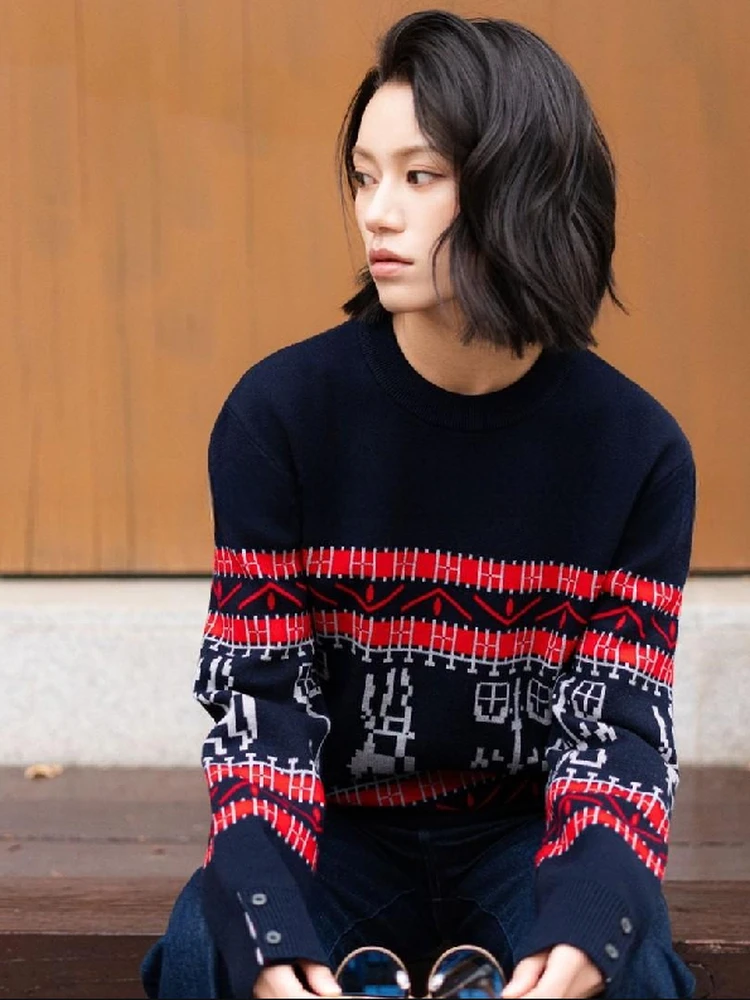 Retro Geometric Pattern Knitted Sweater Men's round Ne Long Sve Casual Versatile Winter New Sle 2026 Soft Knitted Fabric
Retro Geometric Pattern Knitted Sweater Men's round Ne Long Sve Casual Versatile Winter New Sle 2026 Soft Knitted Fabric