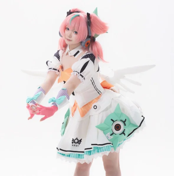 White Lolita Dress Accessories Aria Cosplay Costume Angels of Delusion Wig Green Comic Con Zenless Zone Zero Character COS Suit
White Lolita Dress Accessories Aria Cosplay Costume Angels of Delusion Wig Green Comic Con Zenless Zone Zero Character COS Suit