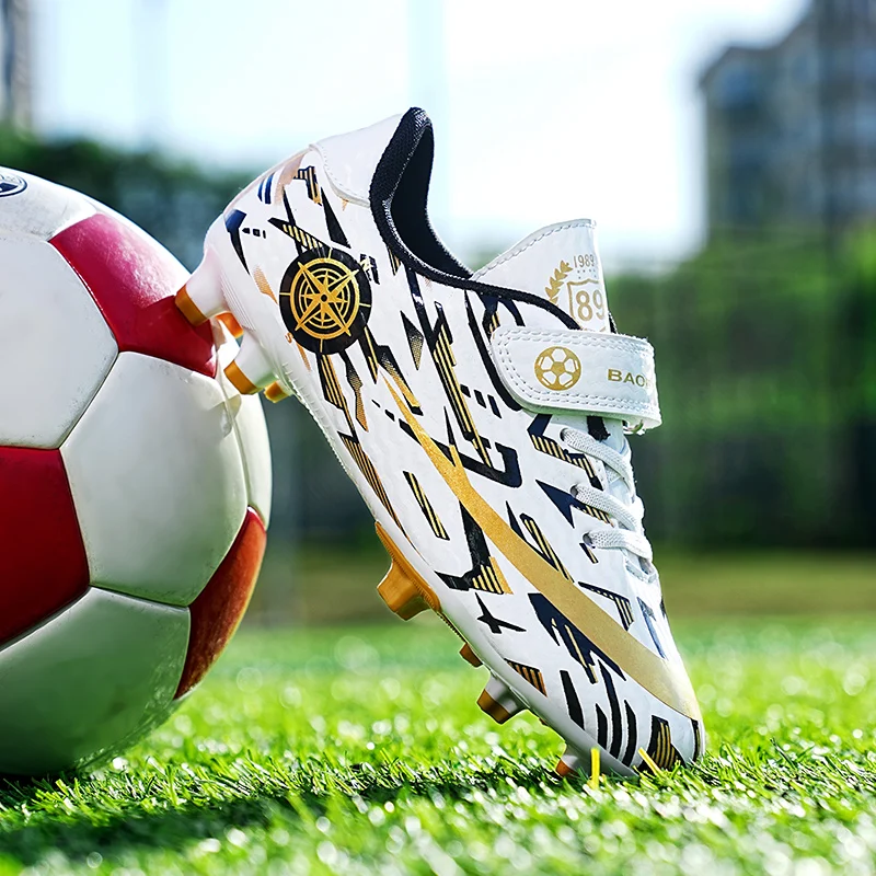 Hot Child Football Boots Outdoor Trainers Soccer Shoes For Kids Boys Hook Loop Football Sneakers Cleats Futsal Shoes Children
Hot Child Football Boots Outdoor Trainers Soccer Shoes For Kids Boys Hook Loop Football Sneakers Cleats Futsal Shoes Children