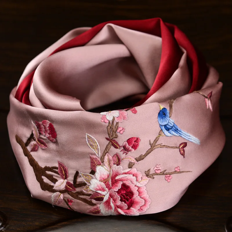 Handmade Embroidery Scarf Female Peony Gift Mother Summer Suzhou Shawl
Handmade Embroidery Scarf Female Peony Gift Mother Summer Suzhou Shawl