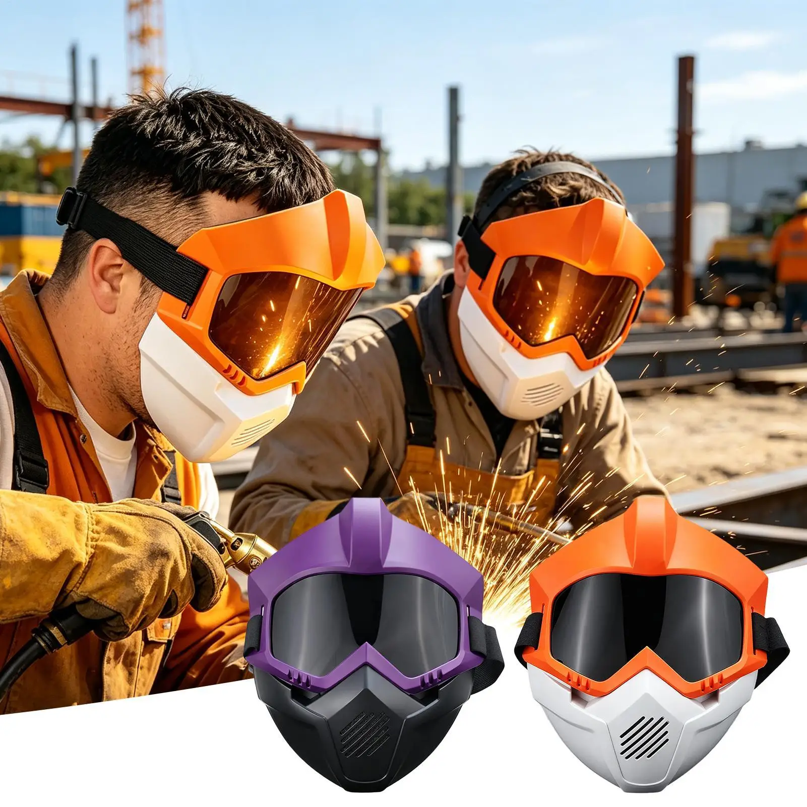 Welding Face Shield Adjustable Auto Darkening Detachable Eye Protection Protective Face Shield for Automotive Construction Metal
Welding Face Shield Adjustable Auto Darkening Detachable Eye Protection Protective Face Shield for Automotive Construction Metal