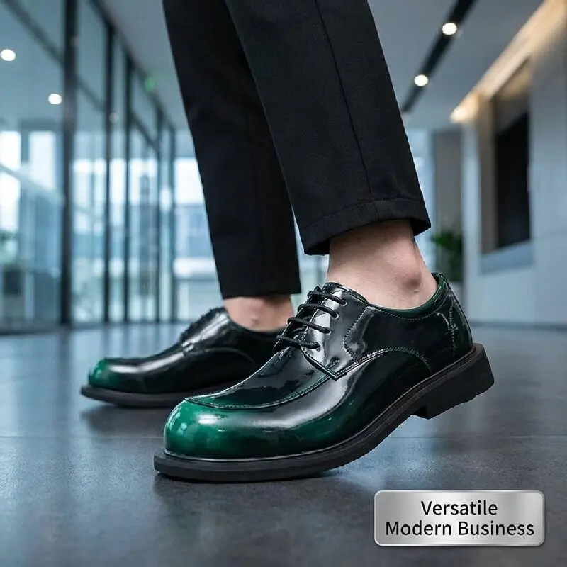 Men Thick-soled High-top Derby Shoes Black-brown Color Brand Casual Lace-up Business Office Shoes Banquet Party Shoes Size 38-46
Men Thick-soled High-top Derby Shoes Black-brown Color Brand Casual Lace-up Business Office Shoes Banquet Party Shoes Size 38-46
