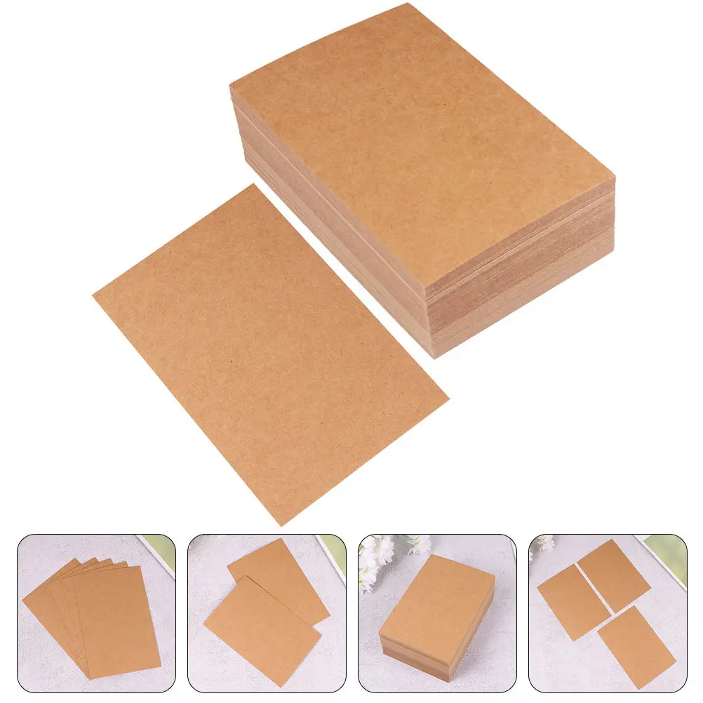 150Pcs DIY Blank Greeting Cards Premium Thick Kraft Paper Postcards Smooth Writing Drawing Surface for Wedding Birthday
150Pcs DIY Blank Greeting Cards Premium Thick Kraft Paper Postcards Smooth Writing Drawing Surface for Wedding Birthday