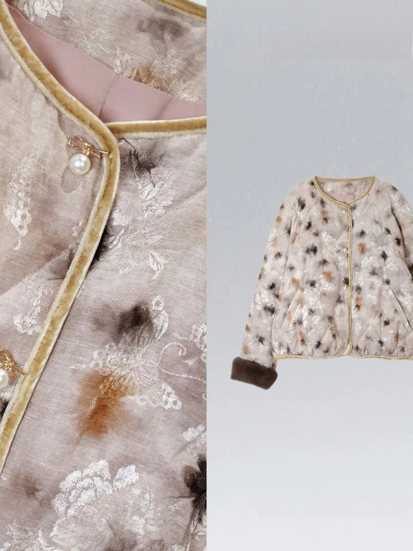 Retro New Chinese Sle High-End Mink Sve down Jaet White Goose down Coat Warm Thiened Winter Women's Faion
Retro New Chinese Sle High-End Mink Sve down Jaet White Goose down Coat Warm Thiened Winter Women's Faion