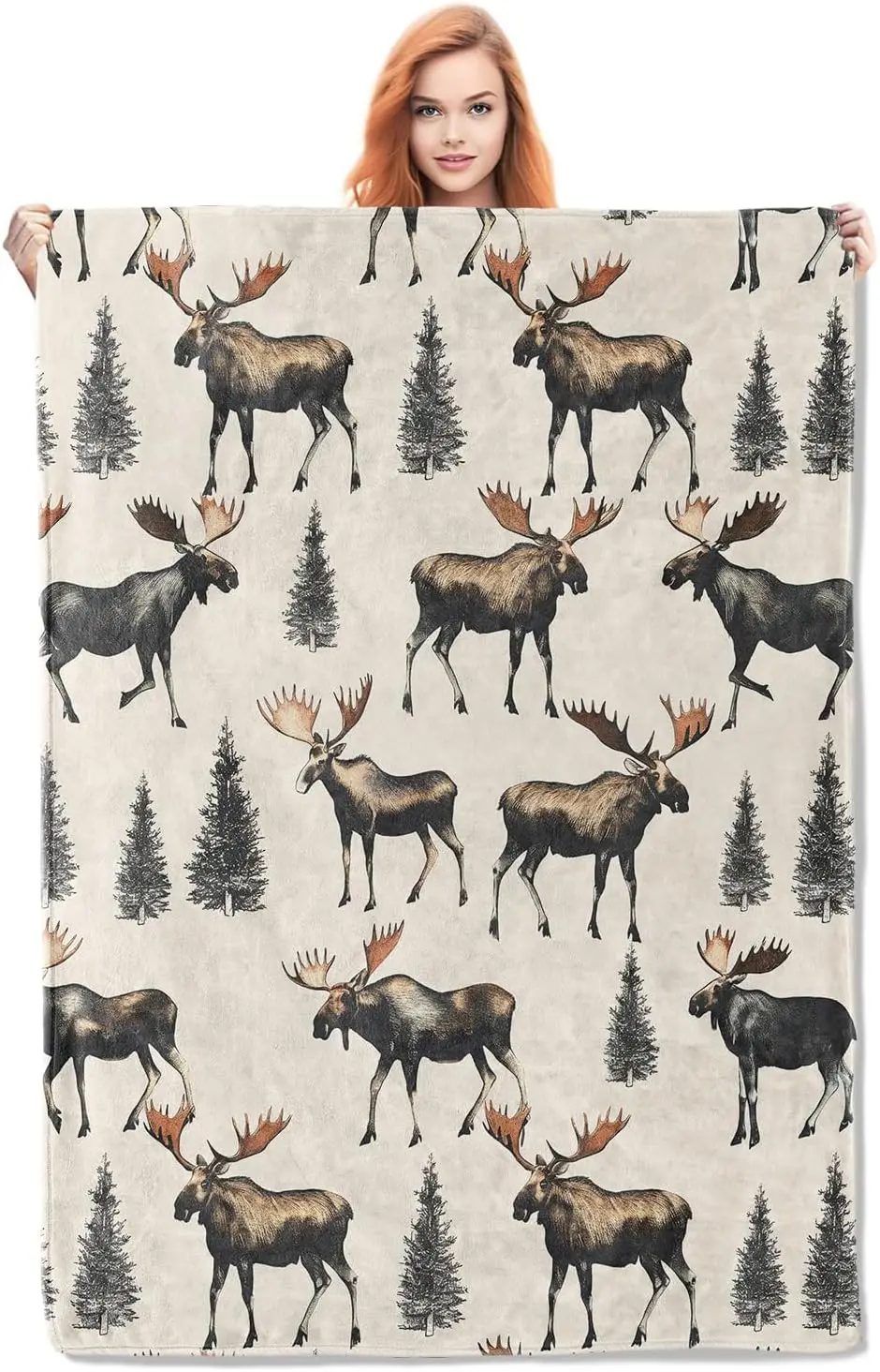 Moose Blanket Gifts for Women Girls Soft Warm Lightweight Cozy Vintage Animal Forest Mooses Throw Blankets Custom blankets
Moose Blanket Gifts for Women Girls Soft Warm Lightweight Cozy Vintage Animal Forest Mooses Throw Blankets Custom blankets