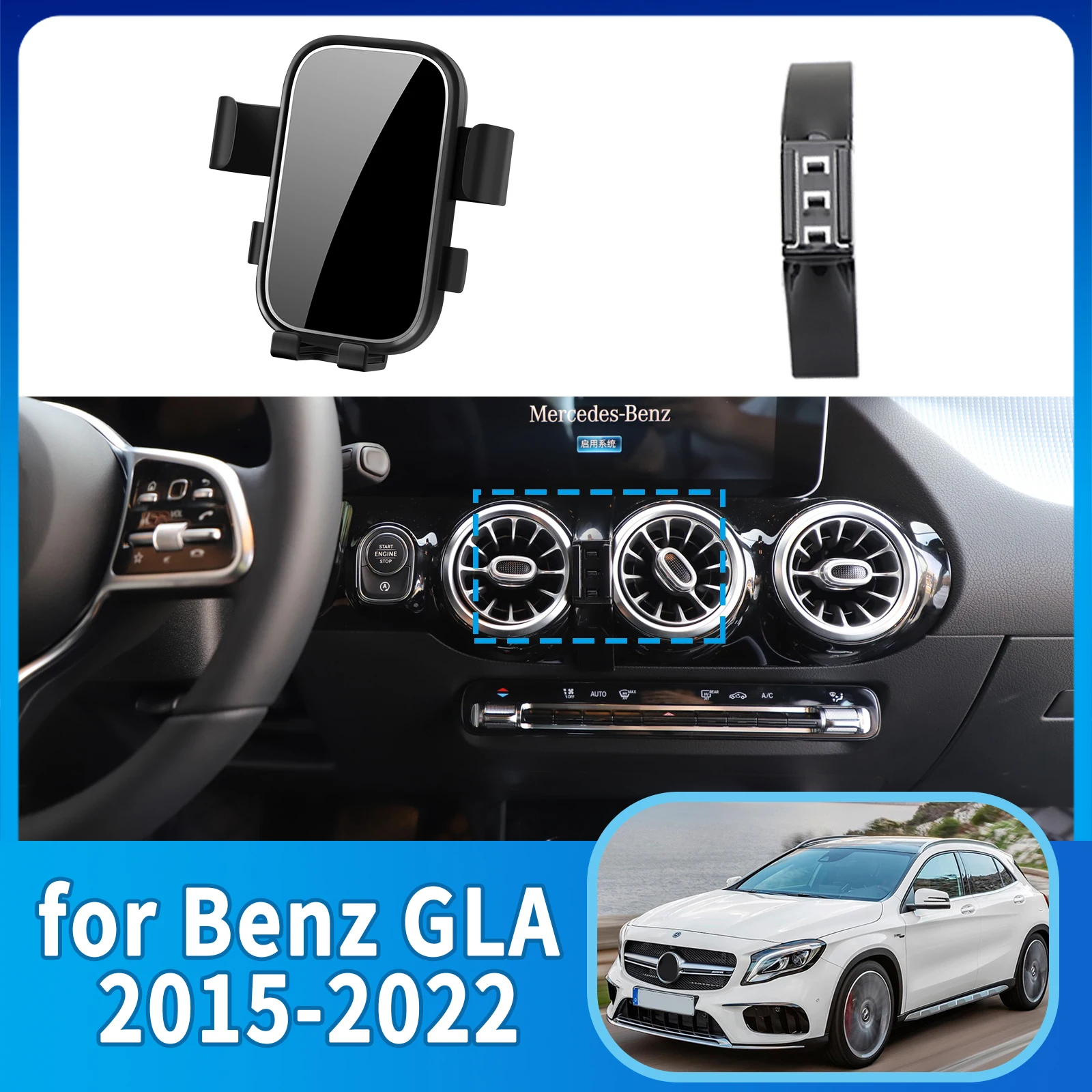 Accessories Car Mobile Phone Holder for Benz GLA X156 X247 EQA B 2020~2025 GPS Bracket Navigation Stand Auto
Accessories Car Mobile Phone Holder for Benz GLA X156 X247 EQA B 2020~2025 GPS Bracket Navigation Stand Auto
