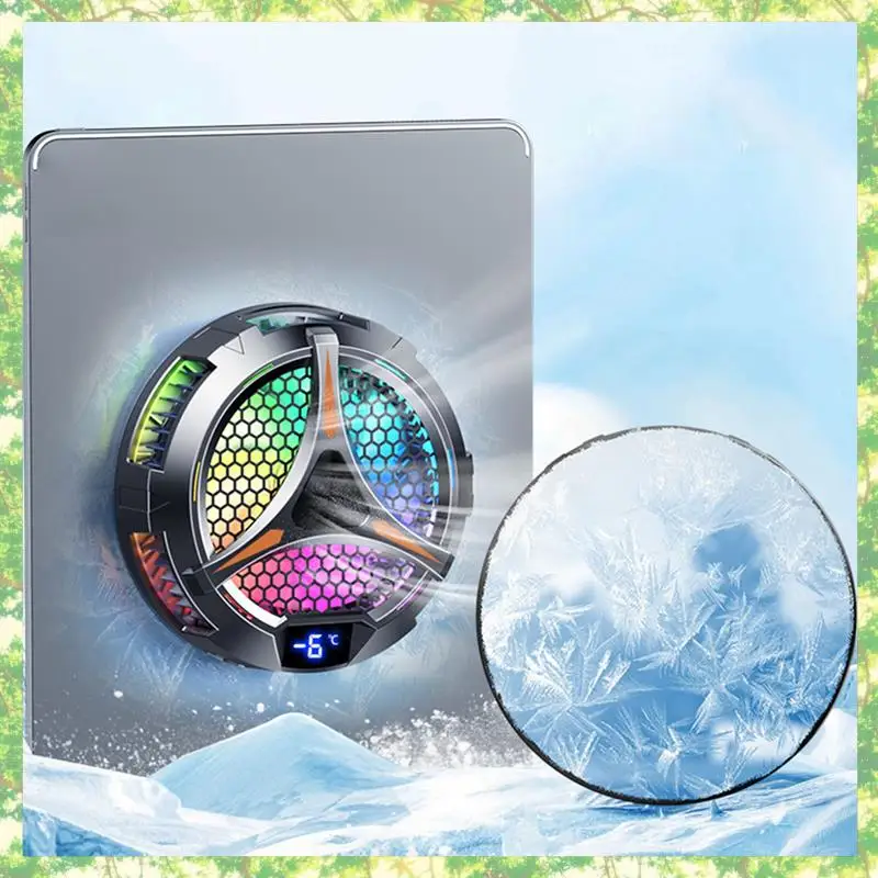 Smart-2X X42 Tablet Radiator Tablet Cooler RGB Colorful Lighting 10Cm Magnetic Semiconductor Cooler Cooling Fan For Tablet
Smart-2X X42 Tablet Radiator Tablet Cooler RGB Colorful Lighting 10Cm Magnetic Semiconductor Cooler Cooling Fan For Tablet