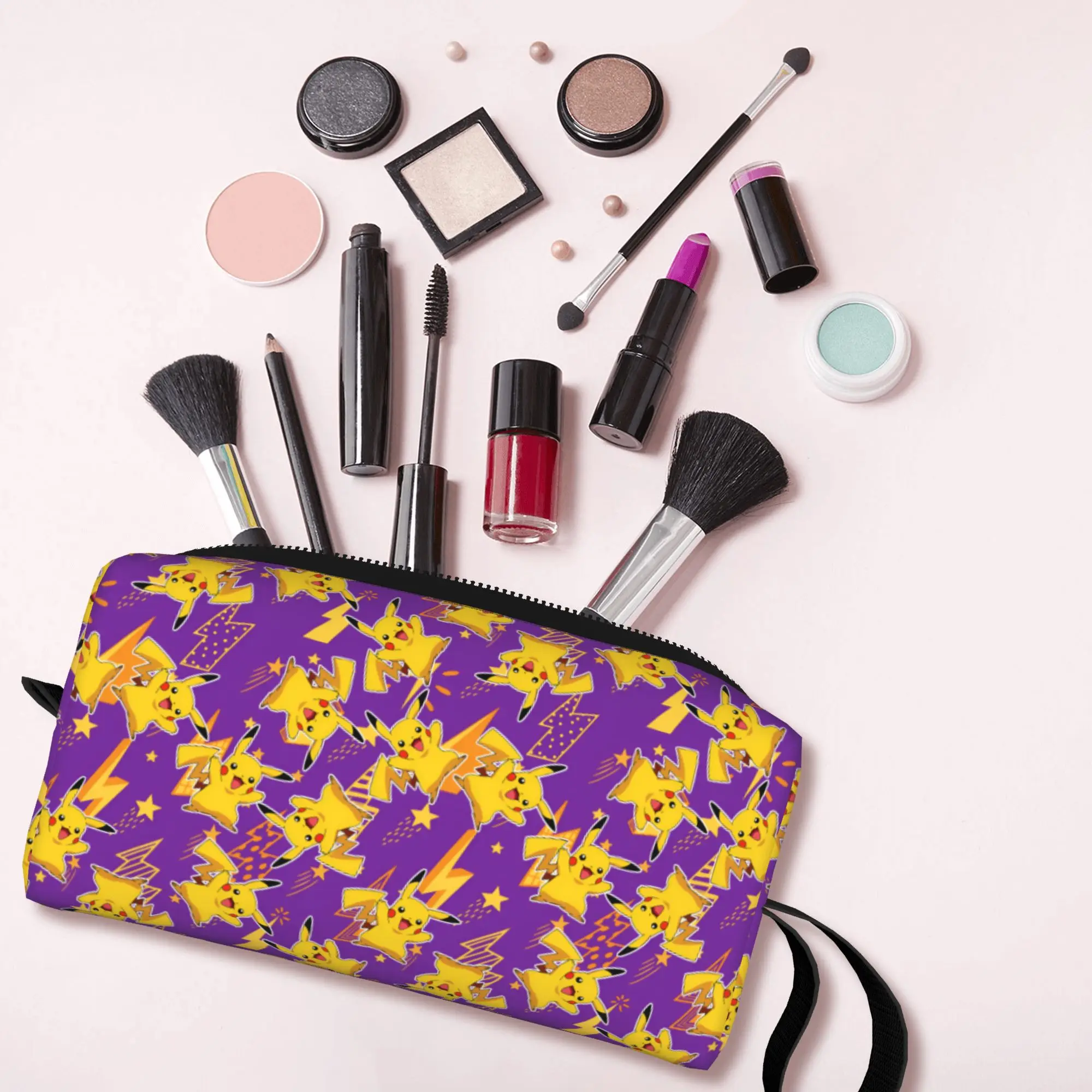 Pokemoned P-Pikachus Cosmetic Bag Women Fashion Large Capacity Printed Kawaii Cartoon Makeup Case Beauty Storage Toiletry Bags
Pokemoned P-Pikachus Cosmetic Bag Women Fashion Large Capacity Printed Kawaii Cartoon Makeup Case Beauty Storage Toiletry Bags