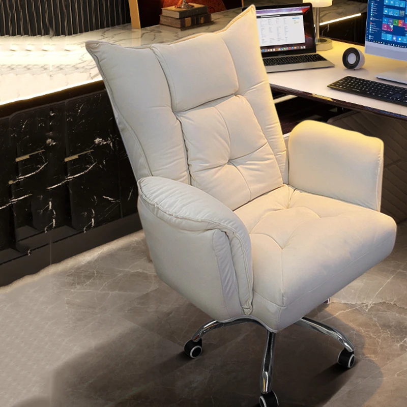 Comfortable Fancy Office Chair Big Girl Back Rest Ergonomic Office Chair Executive White Cute Cadeiras De Escritorio Furniture
Comfortable Fancy Office Chair Big Girl Back Rest Ergonomic Office Chair Executive White Cute Cadeiras De Escritorio Furniture