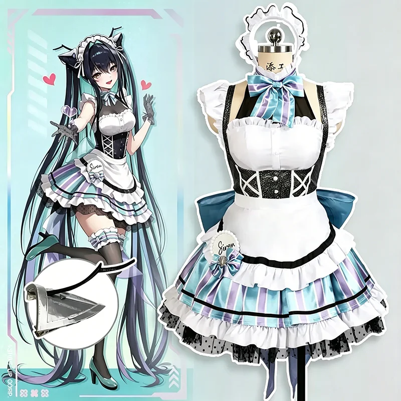 Soda Little Mermaid Cosplay Costume GODDESS OF VICTORY: NIKKE Women Sweet Maid Uniform Props Halloween Lolita Dress
Soda Little Mermaid Cosplay Costume GODDESS OF VICTORY: NIKKE Women Sweet Maid Uniform Props Halloween Lolita Dress