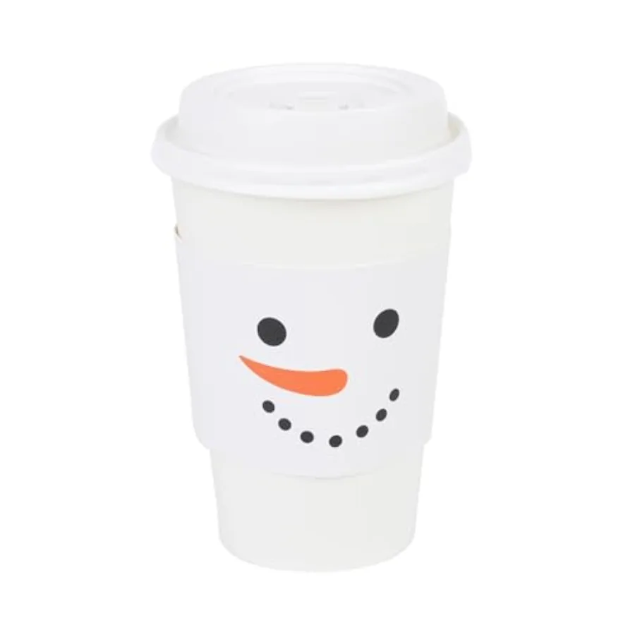 50 шт. рождественские одноразовые кофейные чашки с крышками и рукавами, зимний белый снеговик, 12 унций, вечерние бумажные стаканчики для питья для горячего шоколада
50 шт. рождественские одноразовые кофейные чашки с крышками и рукавами, зимний белый снеговик, 12 унций, вечерние бумажные стаканчики для питья для горячего шоколада