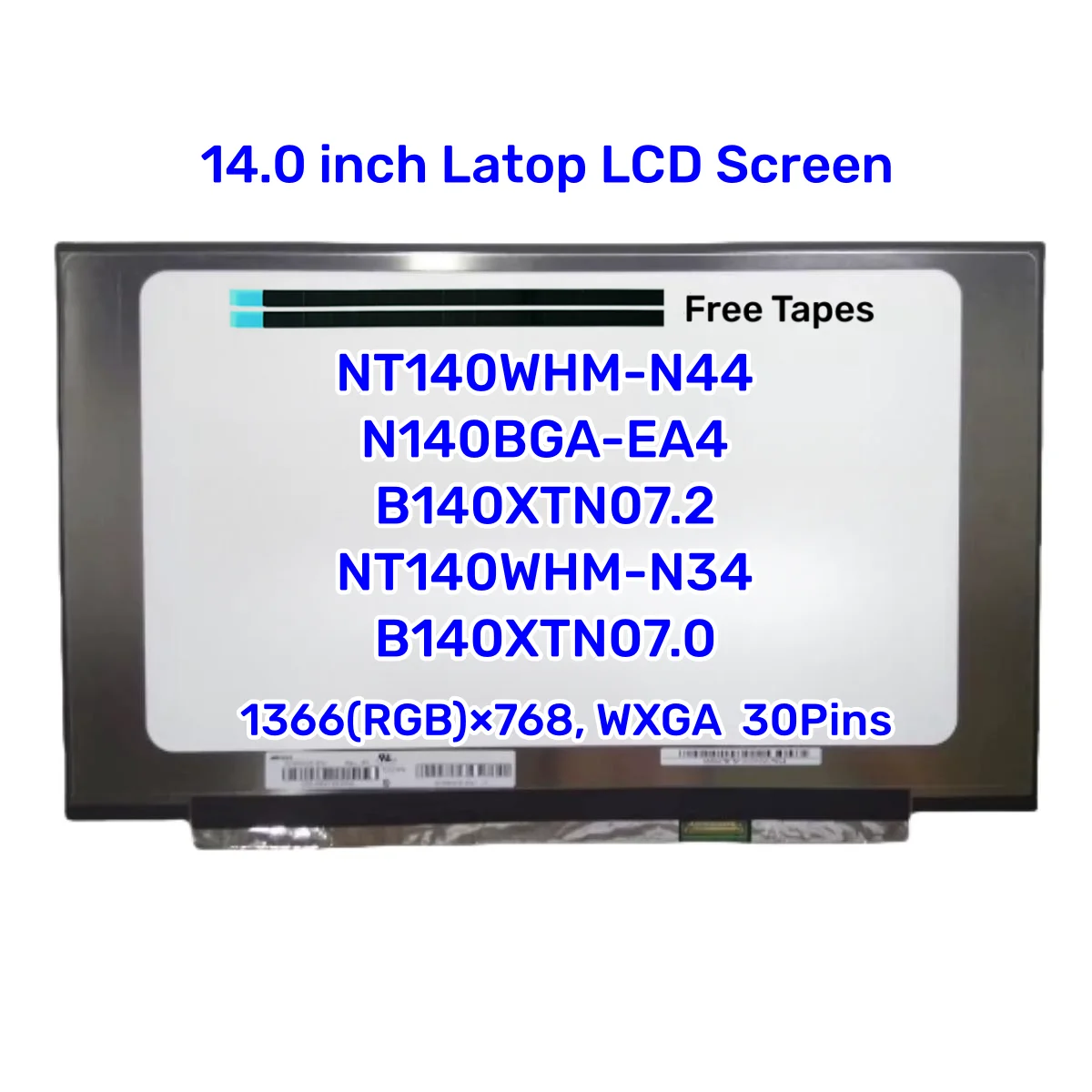 15,6-дюймовый ЖК-экран для ноутбука NT140WHM-N44 B140XTN07.2 N140BGA-EA4 B140XTN07.0 30Pin HD 1366X768 без отверстий для винтов
15,6-дюймовый ЖК-экран для ноутбука NT140WHM-N44 B140XTN07.2 N140BGA-EA4 B140XTN07.0 30Pin HD 1366X768 без отверстий для винтов