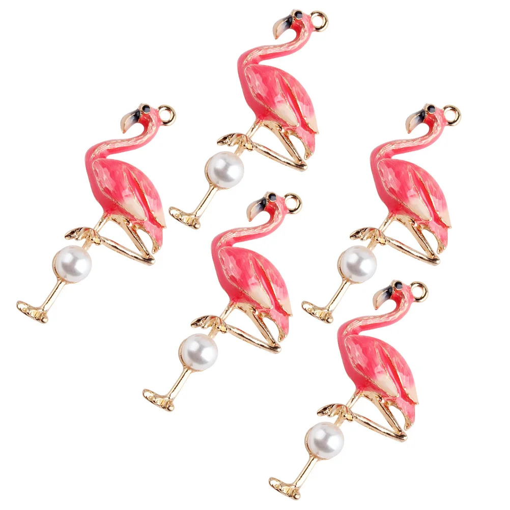 5Pcs Flamingo Pendant Set DIY Necklace Keychain Handmade Decorative Charms Creative Jewelry Accessories Craft
5Pcs Flamingo Pendant Set DIY Necklace Keychain Handmade Decorative Charms Creative Jewelry Accessories Craft