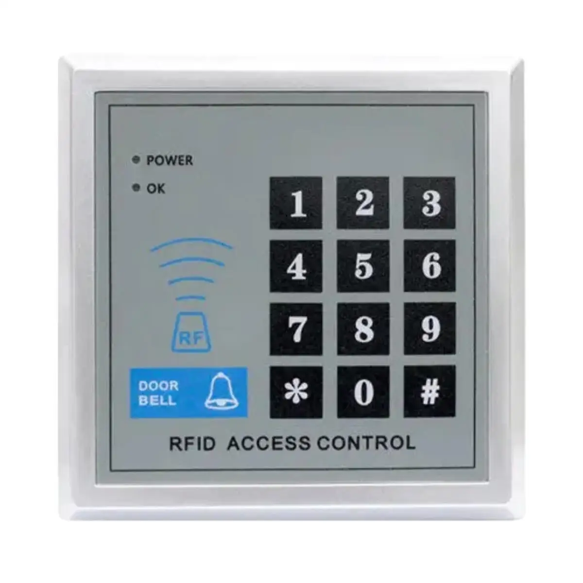 RFID Access Control Device ID/IC Proximity Card With Keypad Password Doorbell Access Control Accessory Security Protection
RFID Access Control Device ID/IC Proximity Card With Keypad Password Doorbell Access Control Accessory Security Protection