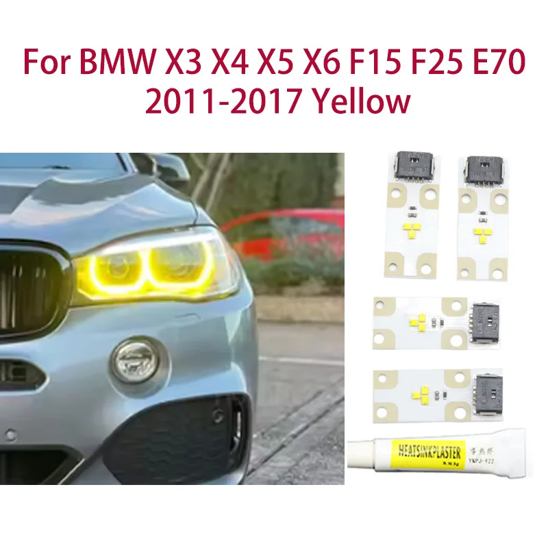 1 пара для BMW X5 X6 F15 LOW 2014-2018 лимонно-желтая автомобильная грыжа DRL чип ангельские глазки модификация света чип балласта
1 пара для BMW X5 X6 F15 LOW 2014-2018 лимонно-желтая автомобильная грыжа DRL чип ангельские глазки модификация света чип балласта