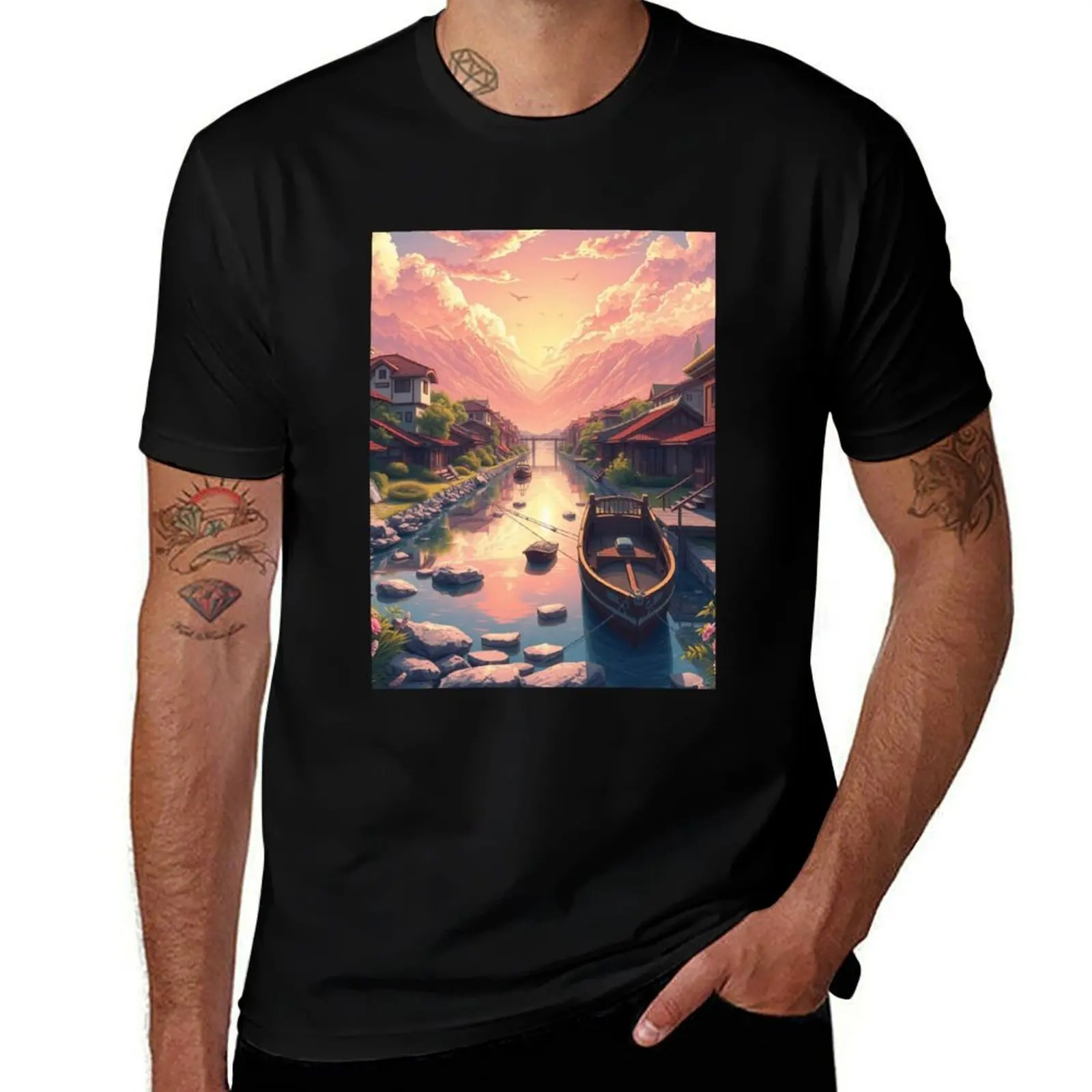 Scenic Anime T-Shirt summer tops basketball graphic tees baggy shirts fruit of the loom mens t shirts
Scenic Anime T-Shirt summer tops basketball graphic tees baggy shirts fruit of the loom mens t shirts