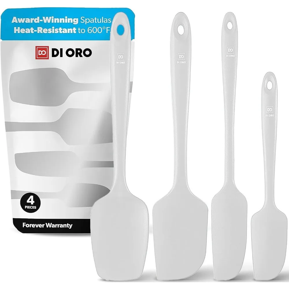 Heat Resistant Silicone Spatula Set for Baking Cooking Mixing BPA Free Nonstick Safe Dishwasher 4pc
Heat Resistant Silicone Spatula Set for Baking Cooking Mixing BPA Free Nonstick Safe Dishwasher 4pc