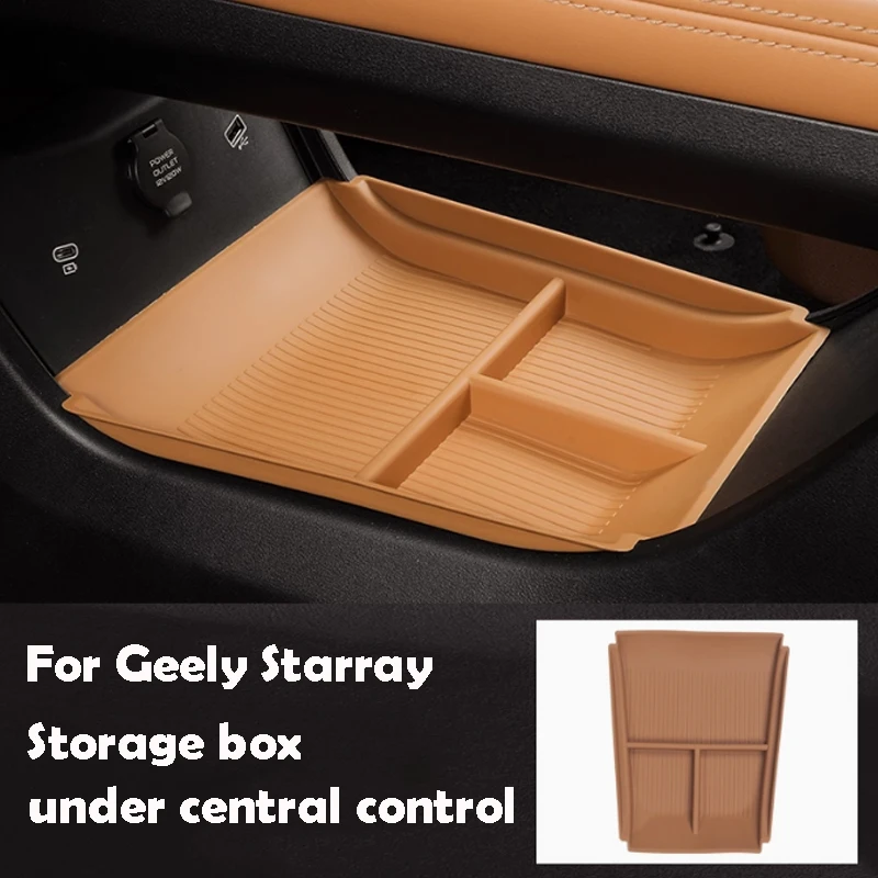 For Geely Starray 2025 Storage Box Under Central Control Silicone Material Neat and Tidy Storage Car Interior Accessories
For Geely Starray 2025 Storage Box Under Central Control Silicone Material Neat and Tidy Storage Car Interior Accessories