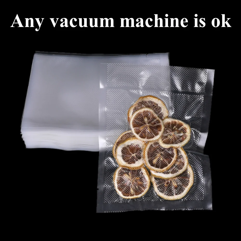 100PCS Open Top Frozen Heat Sealing Vacuum Bag DIY Matcha Food Chicken Meat Beaf Fish Fruit Vegetable Spice Packaging Pouches
100PCS Open Top Frozen Heat Sealing Vacuum Bag DIY Matcha Food Chicken Meat Beaf Fish Fruit Vegetable Spice Packaging Pouches