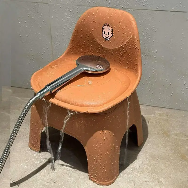 Nordic Unique Yellow Shower Stool Design Modern Cute Small Plastic Shower Chair Portable Ergonomic Badkamer Meubel Furniture
Nordic Unique Yellow Shower Stool Design Modern Cute Small Plastic Shower Chair Portable Ergonomic Badkamer Meubel Furniture