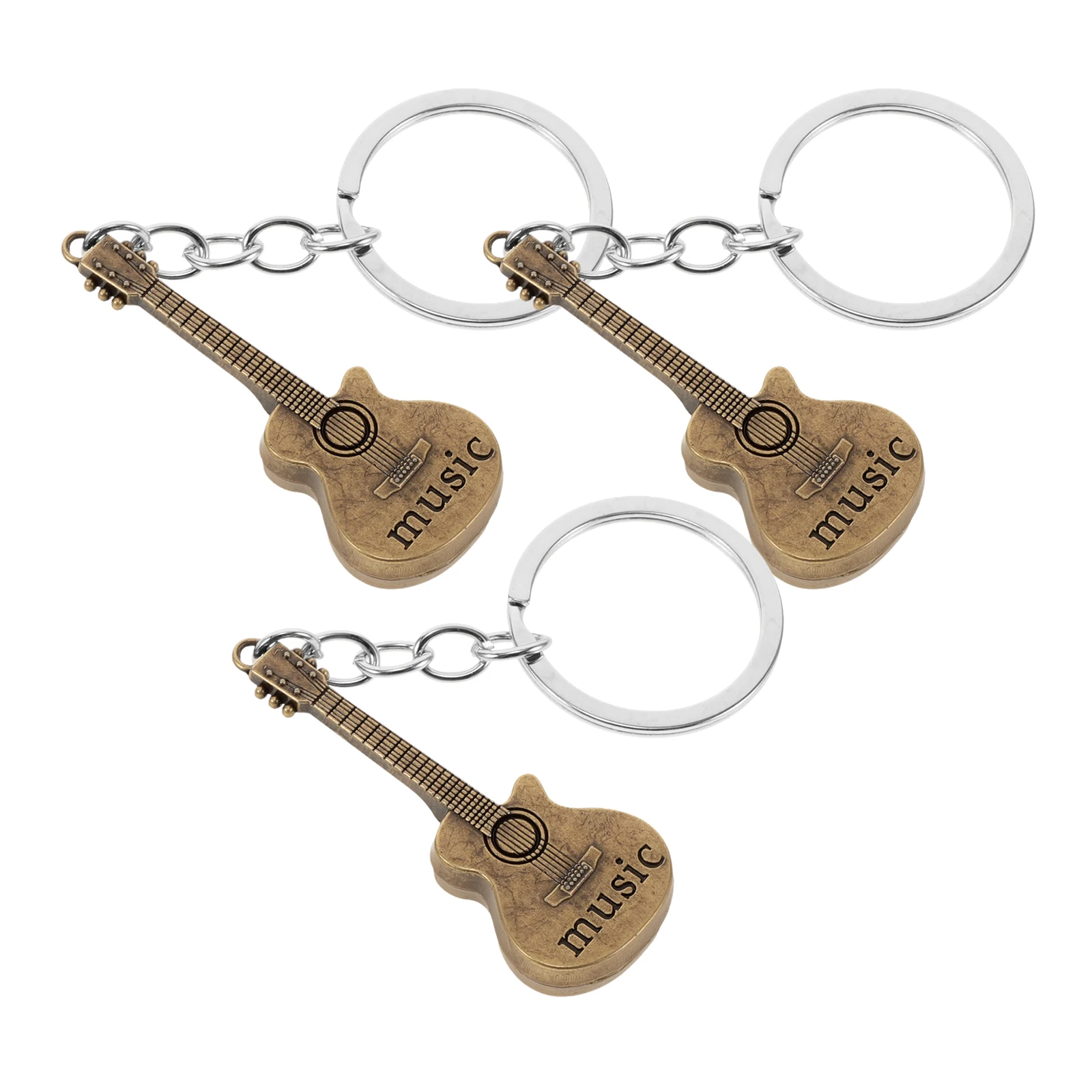 3pcs Music Guitar Keychain Mini Guitar Keychain Accessories Lightweight Zinc Alloy Compact Decorative Pendant For Handbag Car
3pcs Music Guitar Keychain Mini Guitar Keychain Accessories Lightweight Zinc Alloy Compact Decorative Pendant For Handbag Car