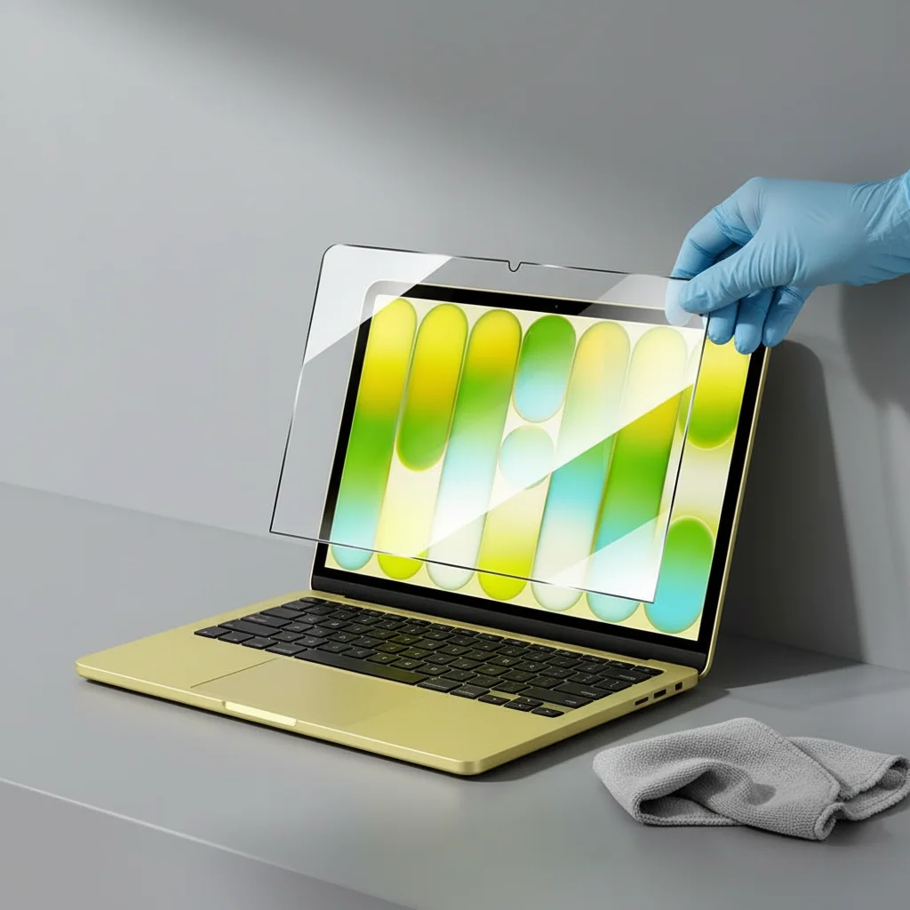 Защитная пленка из закаленного стекла с полным покрытием для MacBook Neo 13 дюймов 2026, защитная пленка для экрана, высококачественная антижирная пленка для ноутбука
Защитная пленка из закаленного стекла с полным покрытием для MacBook Neo 13 дюймов 2026, защитная пленка для экрана, высококачественная антижирная пленка для ноутбука