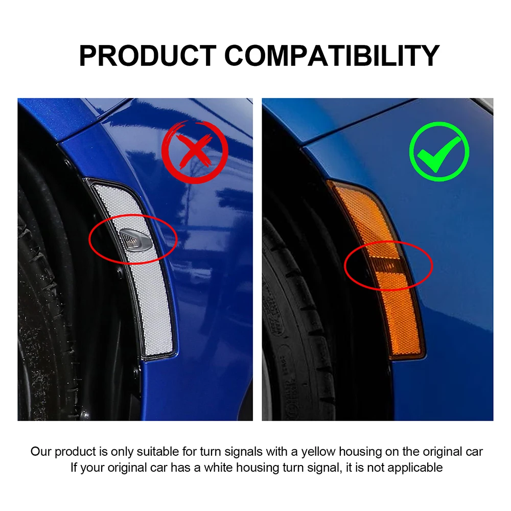 KUNGKIC For USDM Subaru BRZ ZD8 Toyota GR86 ZN8 2021 2022 2023 2024 2025 Turning Light Amber Signal LED Marker Blinker Indicator
KUNGKIC For USDM Subaru BRZ ZD8 Toyota GR86 ZN8 2021 2022 2023 2024 2025 Turning Light Amber Signal LED Marker Blinker Indicator