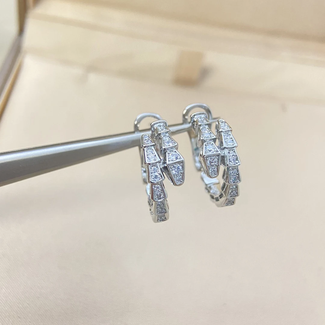 Fashionable Luxury 925 Sterling Silver Women's Jewelry Earrings, Classic Style Party Gifts.
Fashionable Luxury 925 Sterling Silver Women's Jewelry Earrings, Classic Style Party Gifts.
