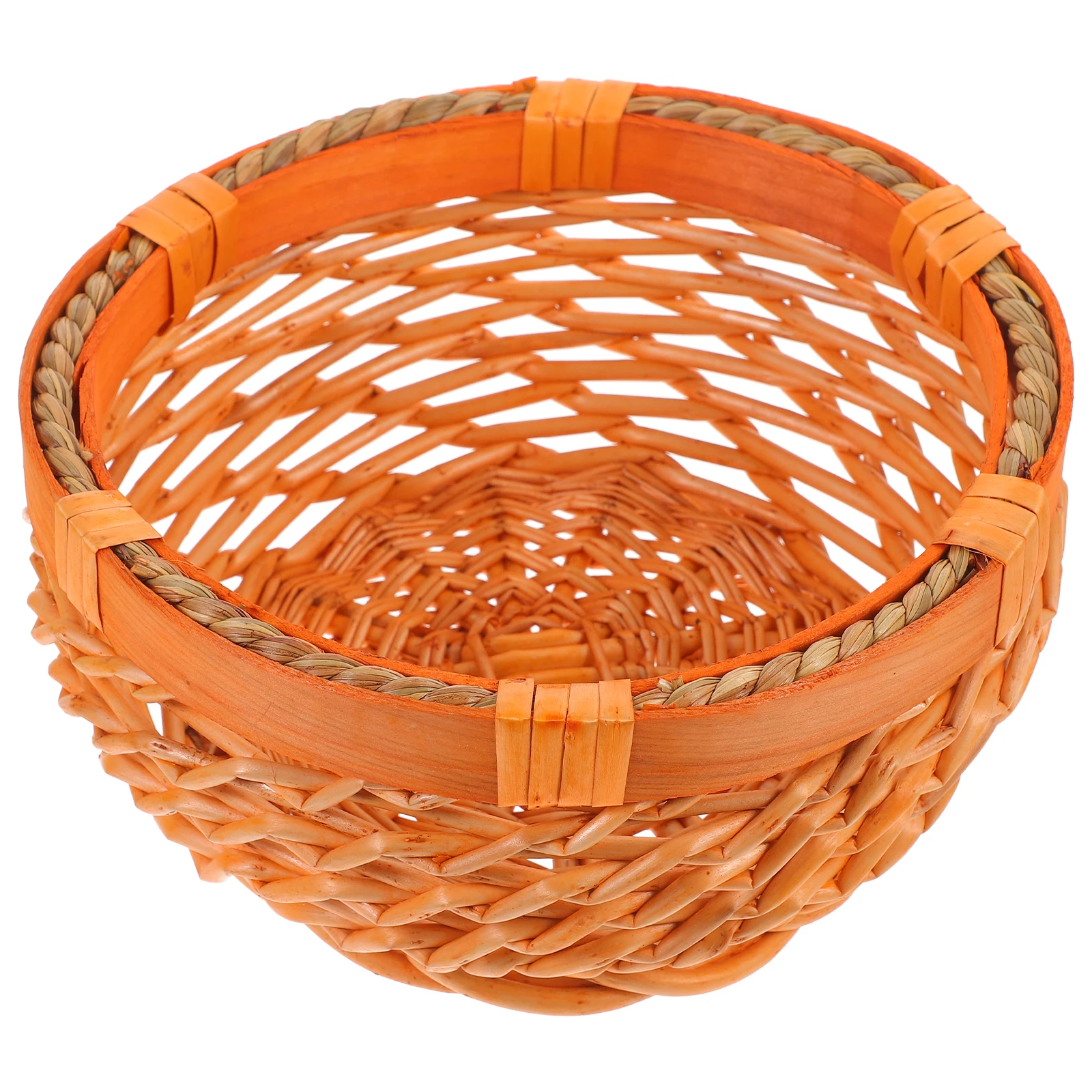 Rattan Woven Retro Brown Large Capacity Kitchen Food Serving Holder Decorative Tabletop Sundries ganizer Storage Box
Rattan Woven Retro Brown Large Capacity Kitchen Food Serving Holder Decorative Tabletop Sundries ganizer Storage Box