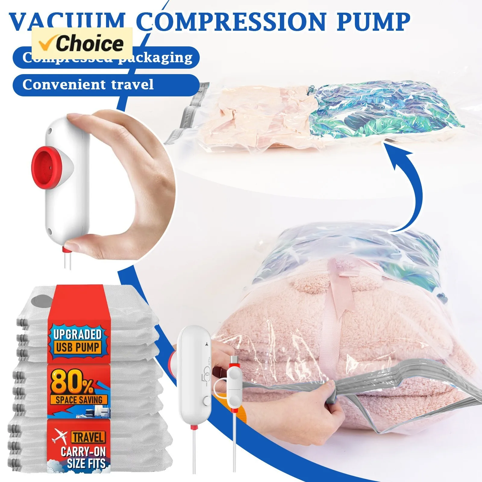 Travel Vacuum Bag 8pc, Crochet Yarn Glasses Storage Frame For Clothing Travel , Space Saving Travel Luggage Bag
Travel Vacuum Bag 8pc, Crochet Yarn Glasses Storage Frame For Clothing Travel , Space Saving Travel Luggage Bag