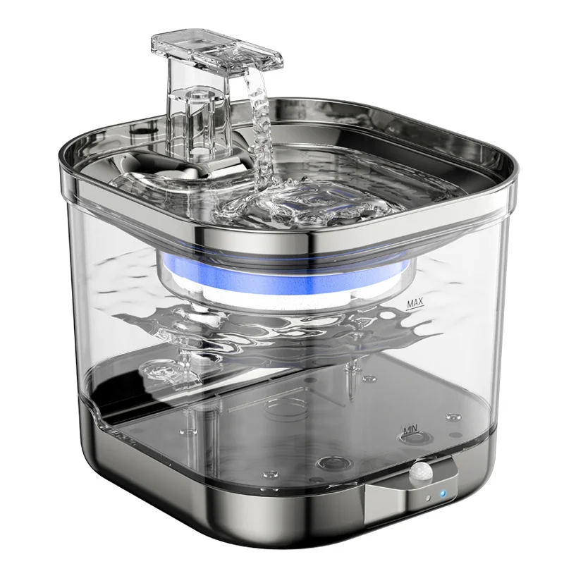 New Wireless Cat Fountain Rechargeable Water Dispenser Automatic Circulating Pet Waterer Stainless Steel Smart Feeding
New Wireless Cat Fountain Rechargeable Water Dispenser Automatic Circulating Pet Waterer Stainless Steel Smart Feeding