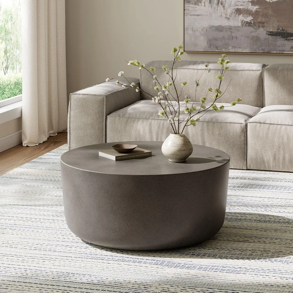 34 Inch Round Concrete Coffee Table – Indoor/Outdoor Tapered Cylinder Coffee Table
34 Inch Round Concrete Coffee Table – Indoor/Outdoor Tapered Cylinder Coffee Table