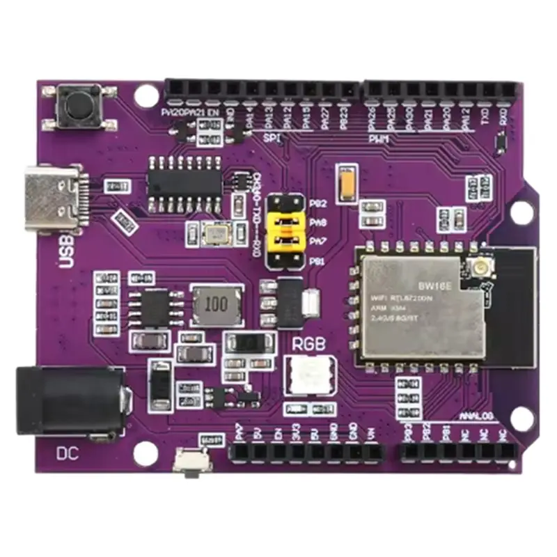【CARNIVAL】BW16 RTL8720DN Dual-Band Wifi 5.0 Bluetooth Development Board USB TYPE-C Onboard PCB Antenna, Antenna Module
【CARNIVAL】BW16 RTL8720DN Dual-Band Wifi 5.0 Bluetooth Development Board USB TYPE-C Onboard PCB Antenna, Antenna Module