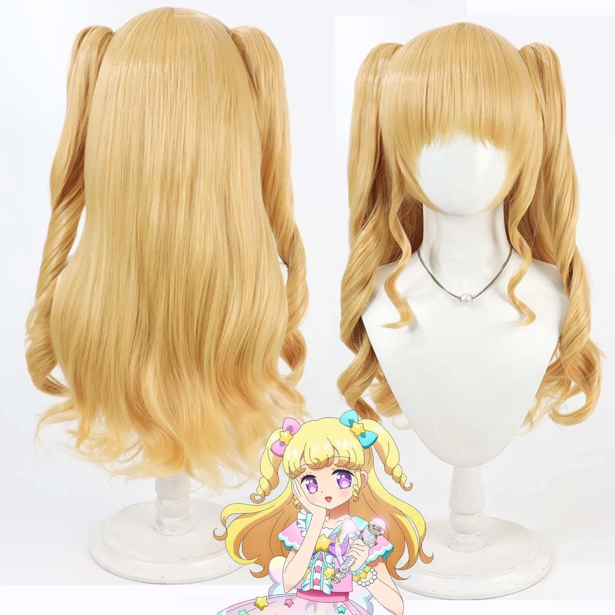 Halloween gift Anime PriPara Yumekawa Yui Cosplay Blonde Heat Resistant Fiber Wig
Halloween gift Anime PriPara Yumekawa Yui Cosplay Blonde Heat Resistant Fiber Wig
