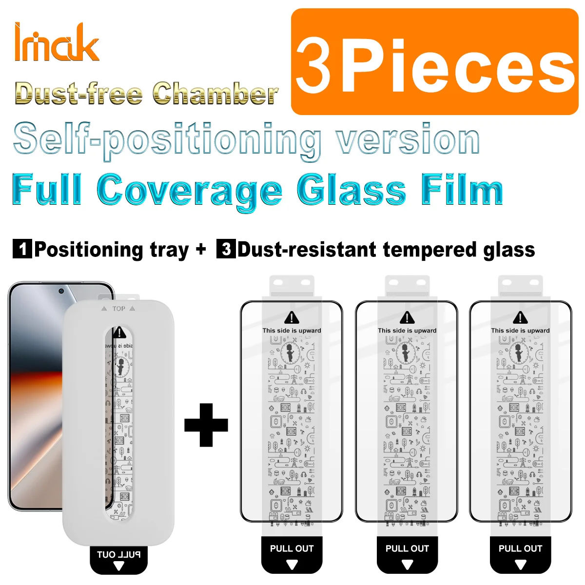 IMAK Pro+ Tempered Glass For Honor 500 300 400 GT Pro 5G Dust-free Chamber Locator Film
IMAK Pro+ Tempered Glass For Honor 500 300 400 GT Pro 5G Dust-free Chamber Locator Film
