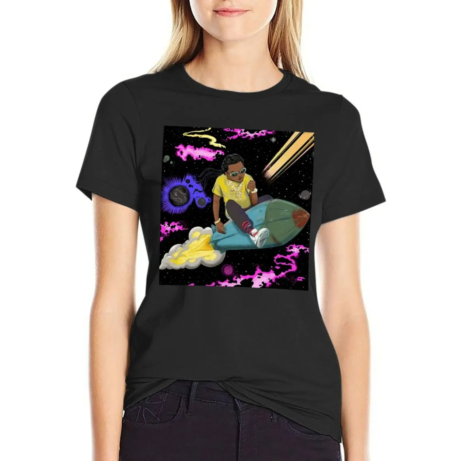 The Last Rocket T-Shirt graphics blacks animal print shirt for girls tops ariat shirts for Women
The Last Rocket T-Shirt graphics blacks animal print shirt for girls tops ariat shirts for Women
