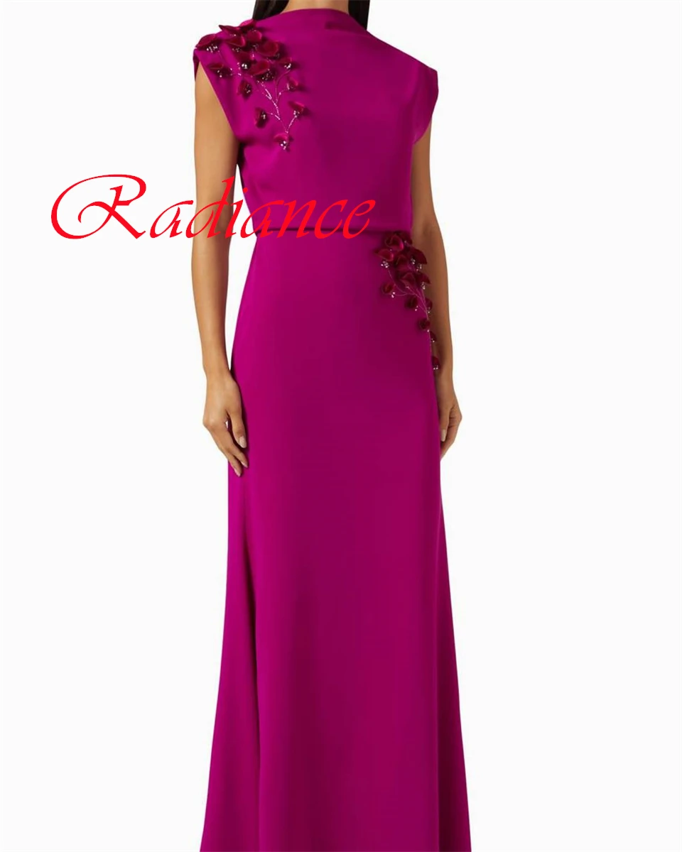 Customized Graceful Rose red Jersey Evening Dress Classic Crew Neck Zipper Back Flowers Beading Sweep Train Homecoming Dress
Customized Graceful Rose red Jersey Evening Dress Classic Crew Neck Zipper Back Flowers Beading Sweep Train Homecoming Dress