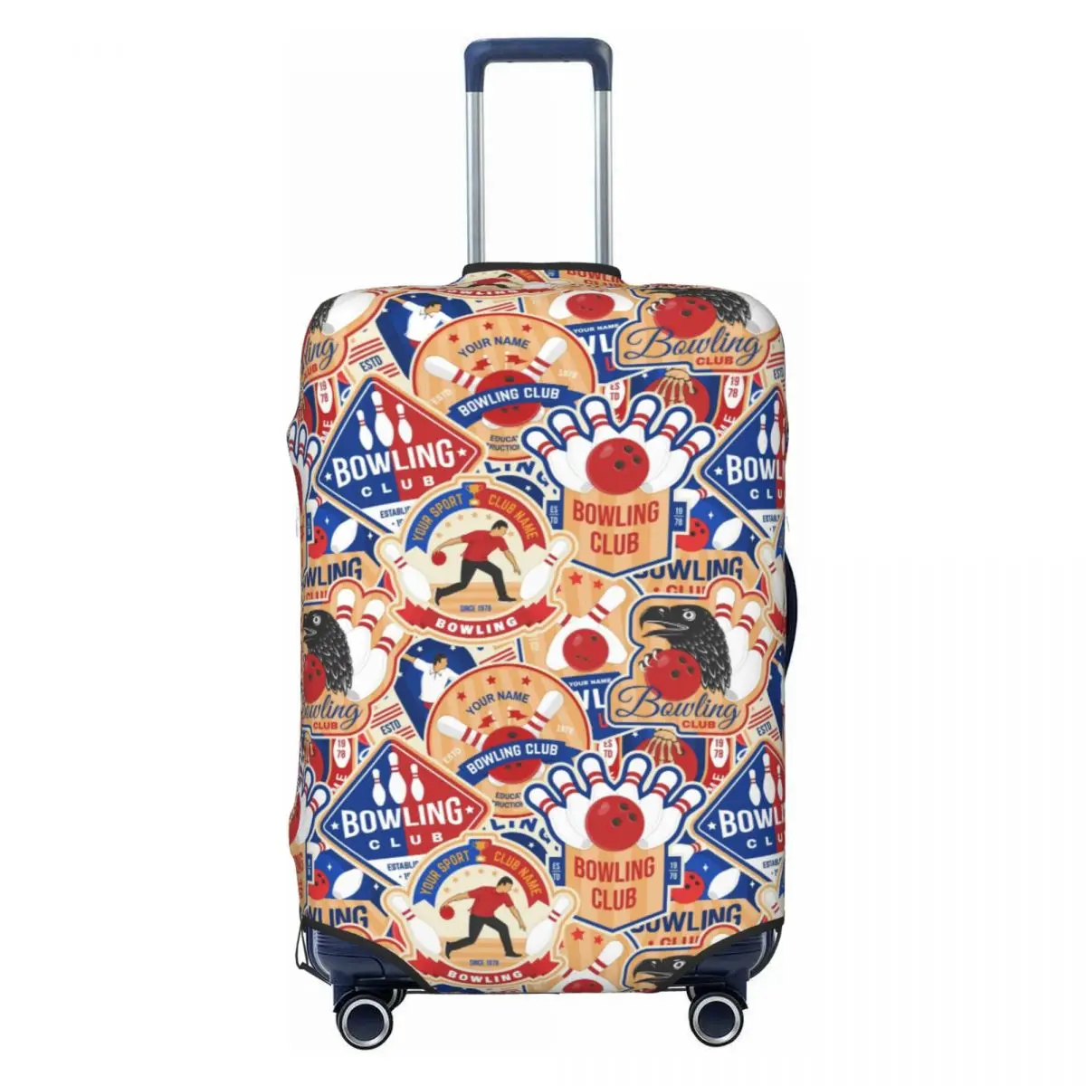 Retro Hawk Bowling Badge Seamless Sport Print Suitcase Cover Dust Proof Travel Luggage Covers for 18-32 inchRetro Hawk
Retro Hawk Bowling Badge Seamless Sport Print Suitcase Cover Dust Proof Travel Luggage Covers for 18-32 inchRetro Hawk