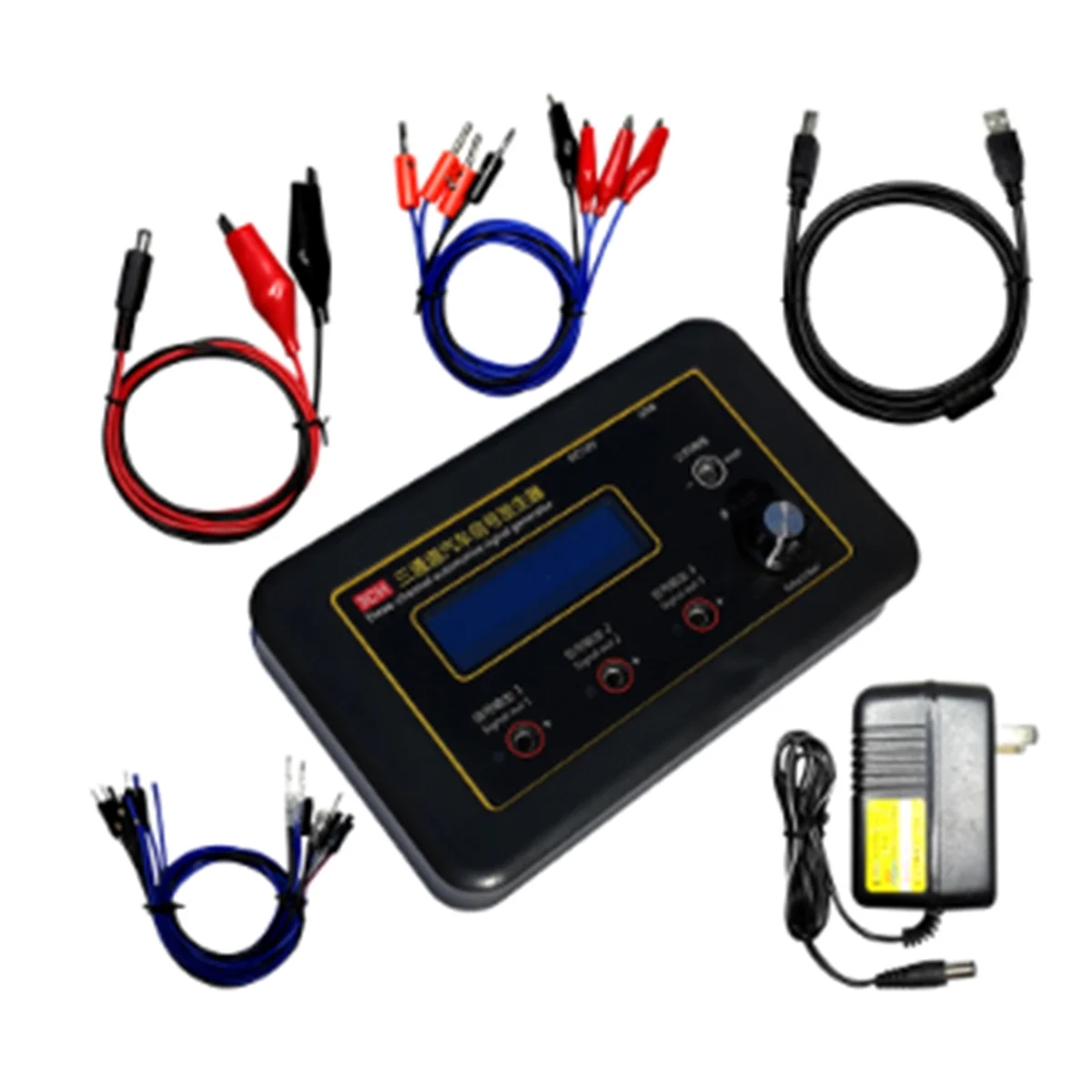 A04I AM-3CH Three Channel Automobile Signal Generator Crankshaft Camshaft Sensor Simulator Car ECU Computers Tester US Plug
A04I AM-3CH Three Channel Automobile Signal Generator Crankshaft Camshaft Sensor Simulator Car ECU Computers Tester US Plug
