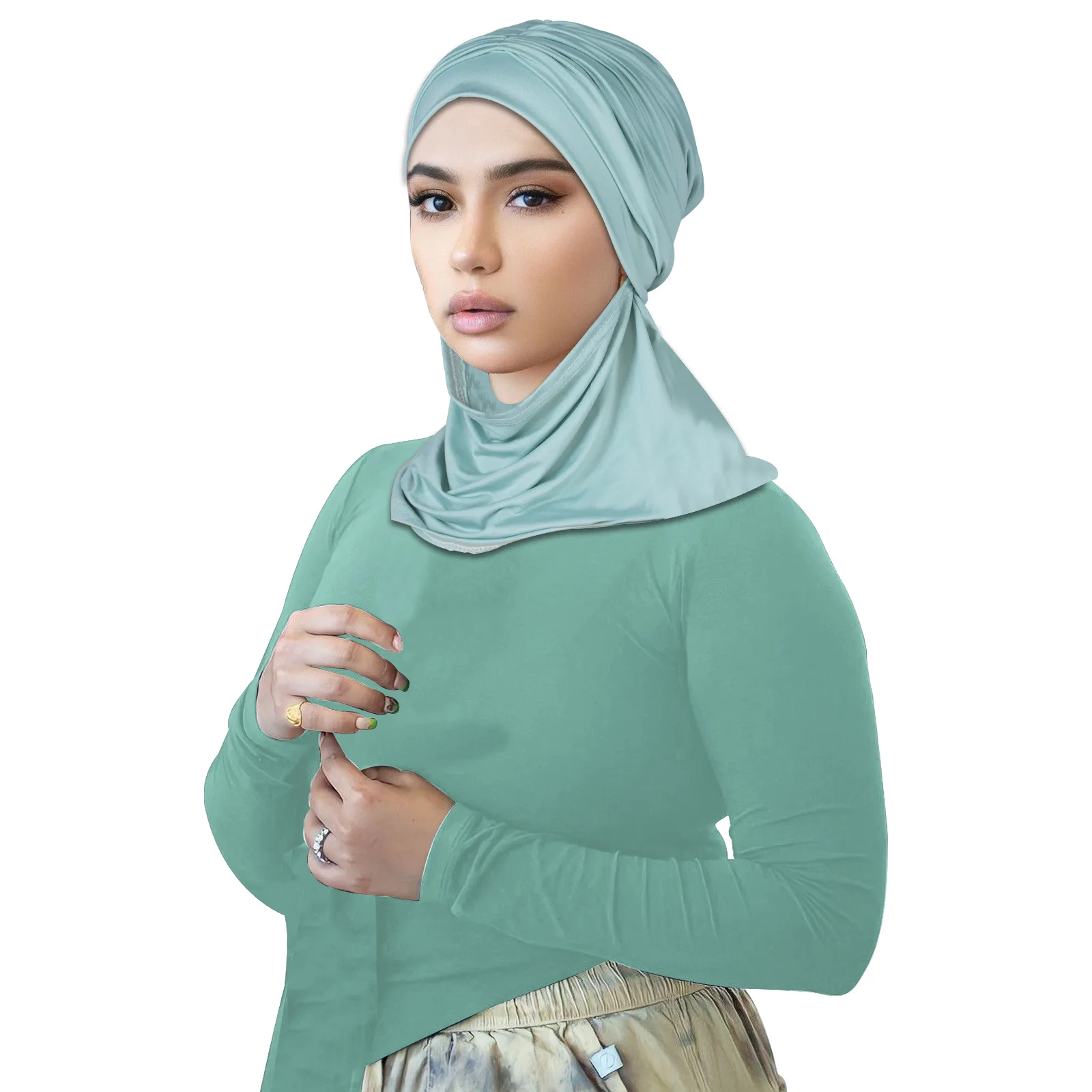 Muslim Women Plain Underscarf Cap Turban Hijabs Bonnet Solid Color Elastic Headscarf Head Wrap Beanies Bandanas Neck Head Cover
Muslim Women Plain Underscarf Cap Turban Hijabs Bonnet Solid Color Elastic Headscarf Head Wrap Beanies Bandanas Neck Head Cover
