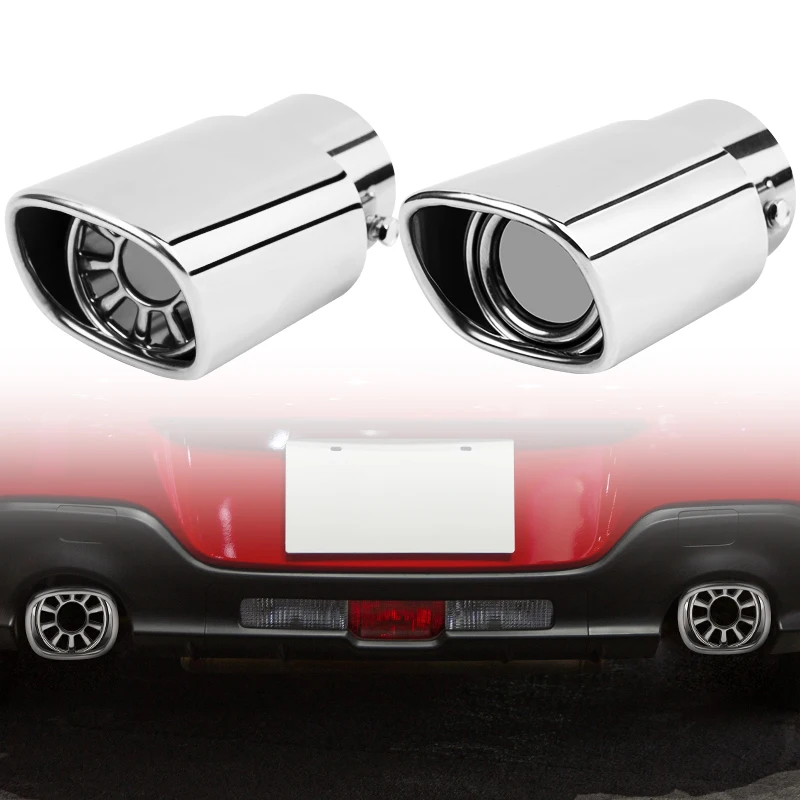 New Style 63mm Exhaust Muffler Pipe Universal Stainless Steel Silver Auto Tail Rear Muffler Tip Decoration Car Accessories
New Style 63mm Exhaust Muffler Pipe Universal Stainless Steel Silver Auto Tail Rear Muffler Tip Decoration Car Accessories