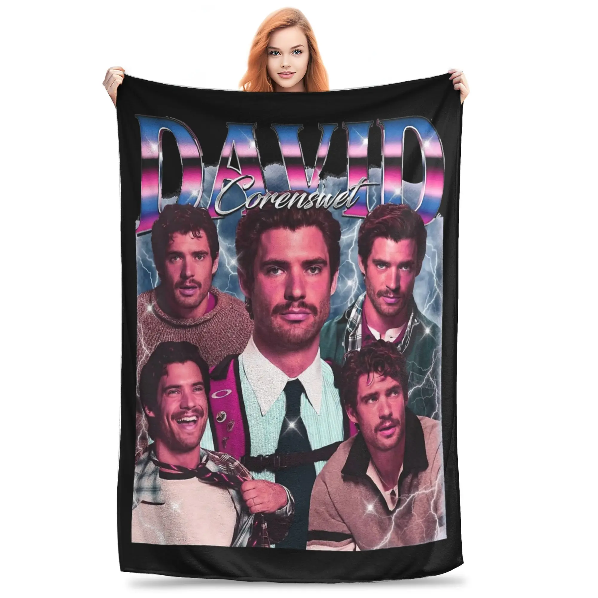 Vintage David Bootleg 90s Blanket Flannel Summer Multifunction Lightweight Thin Throw Blankets for Home Travel Rug Piece
Vintage David Bootleg 90s Blanket Flannel Summer Multifunction Lightweight Thin Throw Blankets for Home Travel Rug Piece