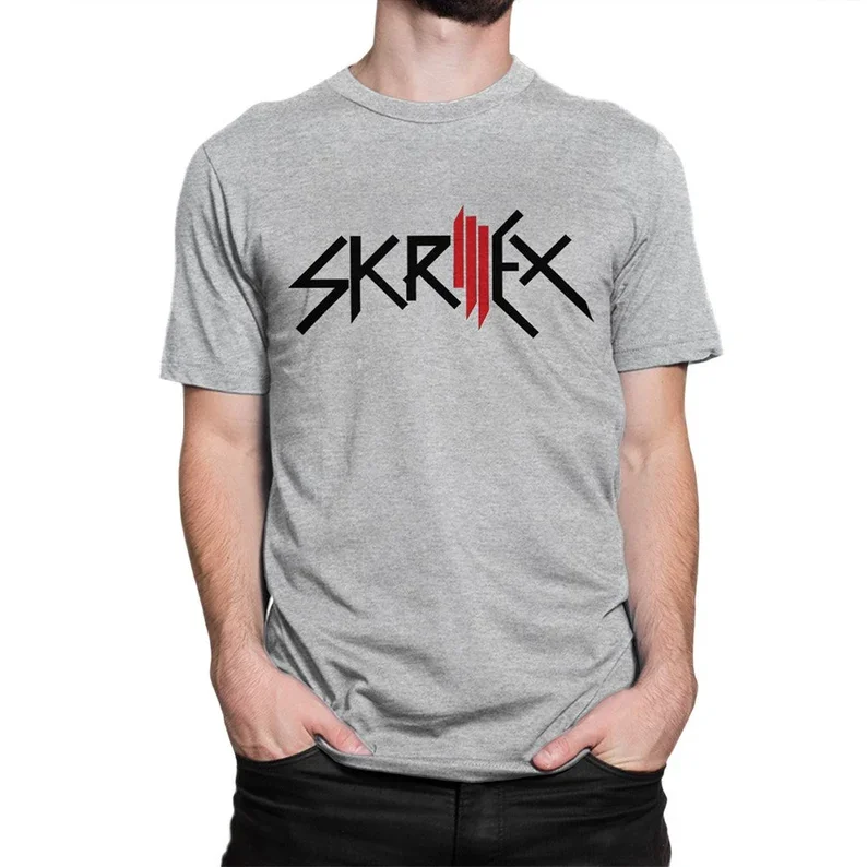 Skrillex Merch hip hop Tshirt Crewneck Short Sleeve Tshirt Men/women dj concert Tops 
Skrillex Merch hip hop Tshirt Crewneck Short Sleeve Tshirt Men/women dj concert Tops