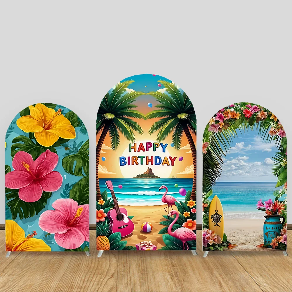 Beach Arched Background Cover, Hawaiian Tropical Party Decoration, Double-Sided Elastic Cover, Birthday Photography Background
Beach Arched Background Cover, Hawaiian Tropical Party Decoration, Double-Sided Elastic Cover, Birthday Photography Background