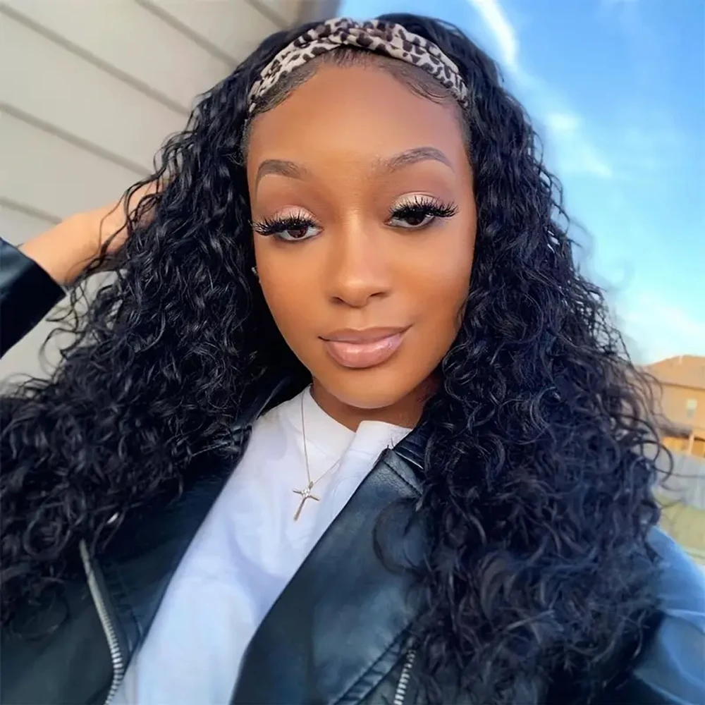 Headband Wig Human Hair Deep Wave Glueless Wigs Full Machine Made Deep Curly Headband Bob Wig Human Hair Wigs For Black Women
Headband Wig Human Hair Deep Wave Glueless Wigs Full Machine Made Deep Curly Headband Bob Wig Human Hair Wigs For Black Women