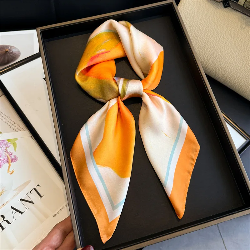 Square Scarf Bandana Hijab Silk Women's Luxury Print Shawl Wraps Headscarf Neckerchief Ribbon Foulards Femme Luxury Accesories
Square Scarf Bandana Hijab Silk Women's Luxury Print Shawl Wraps Headscarf Neckerchief Ribbon Foulards Femme Luxury Accesories